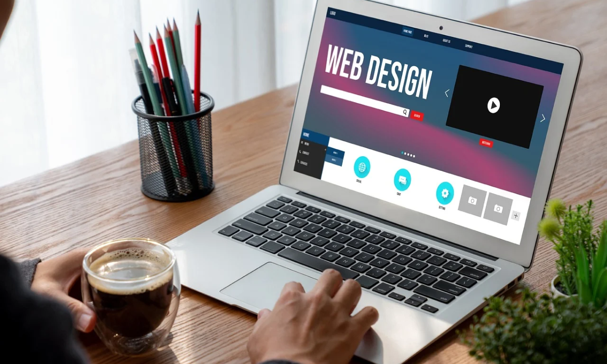 Website strategy mockup